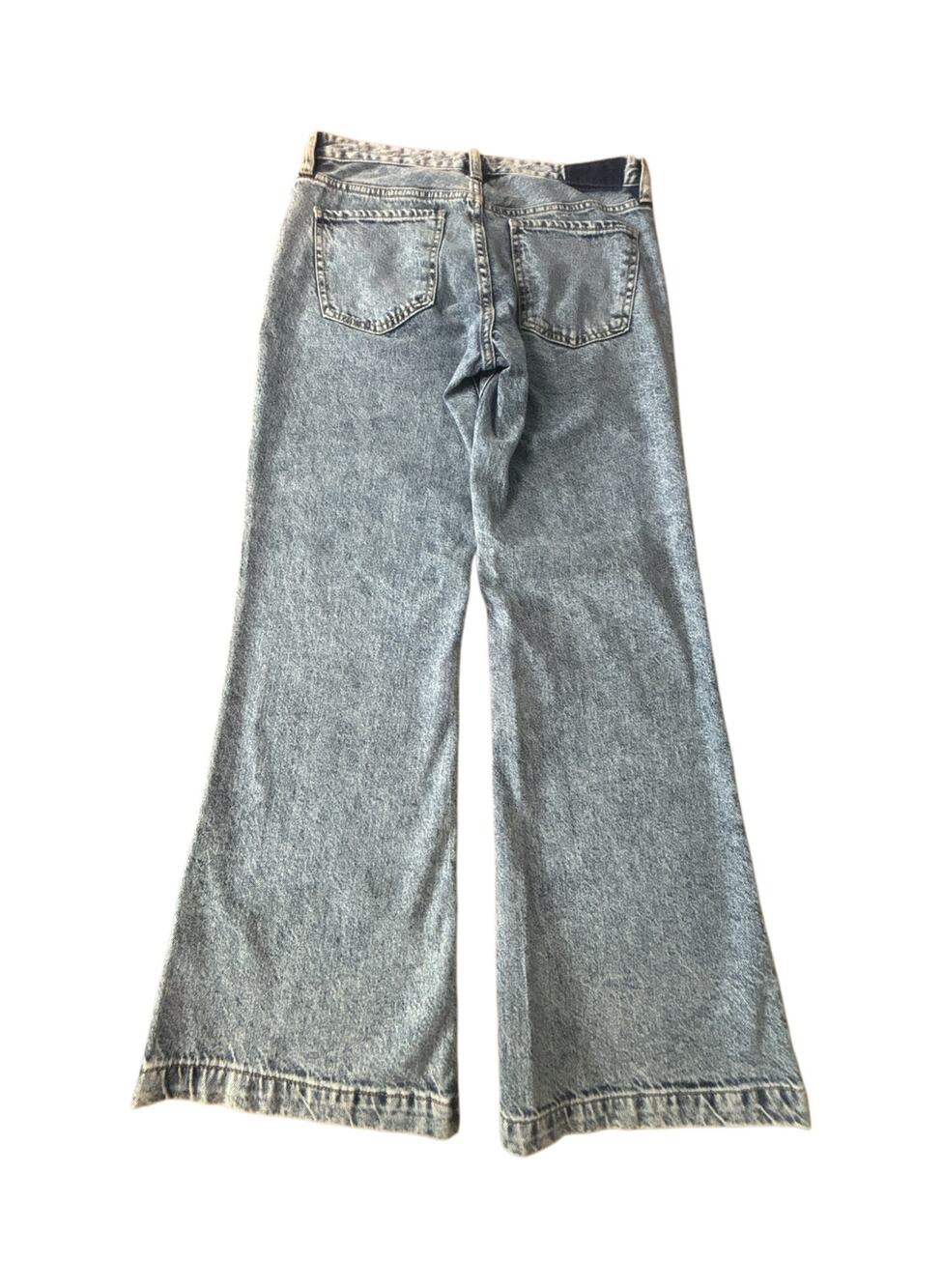 SONG Zoey Low Rise Boot Cut Jeans Light Wash Y2K Indie Sleaze Grunge Size 5/27